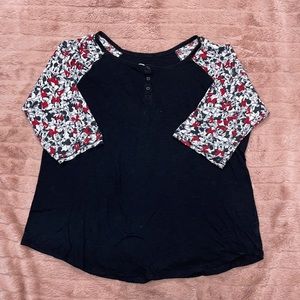 Disney Minnie Mouse 3/4 sleeved T-shirt